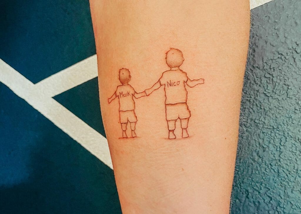 Meaningful Grandchildren Tattoo