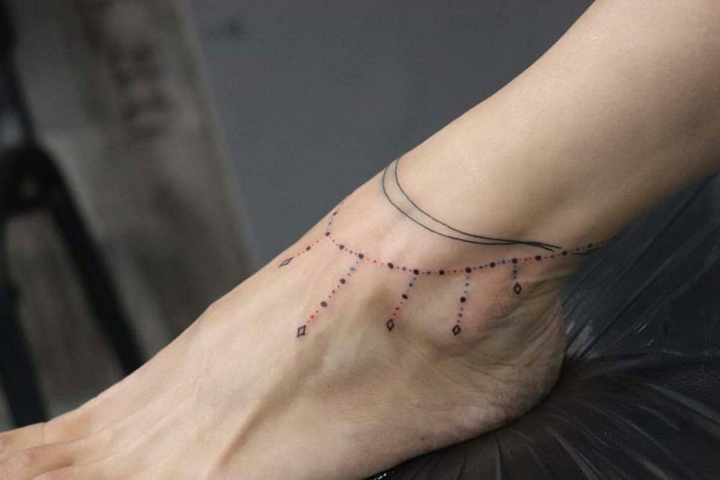 Ankle Bracelet Tattoo