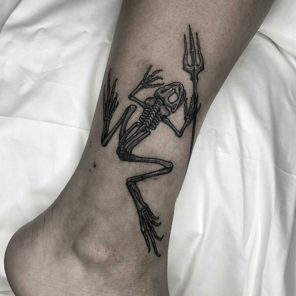 Bone Frog Tattoo