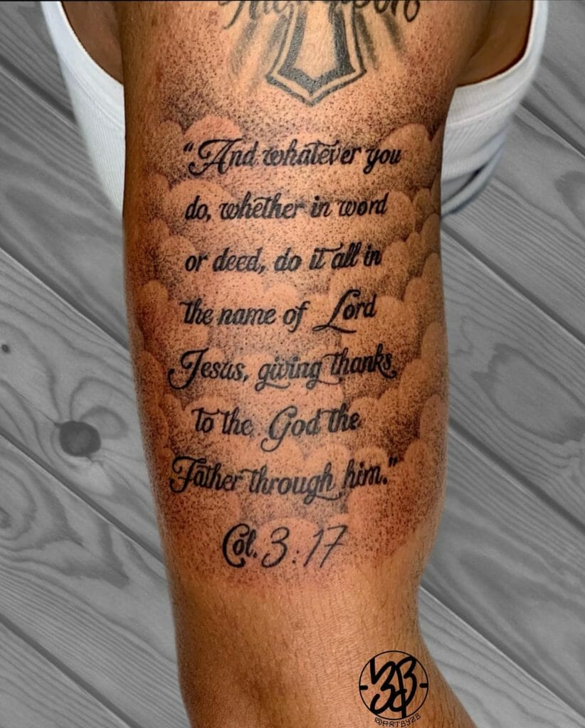 101 Best Bible Verse Tattoo Ideas You'll Have To See To Believe! - Outsons