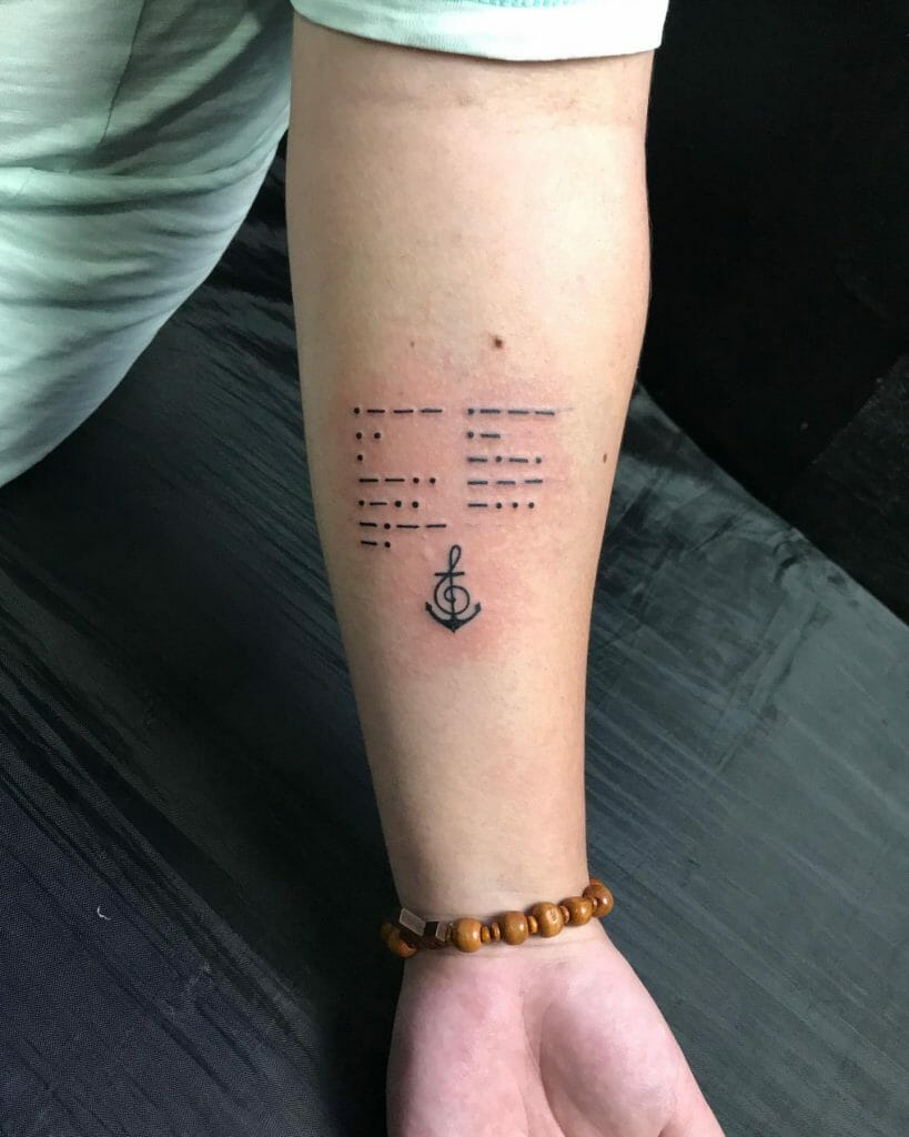 101 Best Morse Code Tattoo Ideas You Have To See To Believe! - Outsons