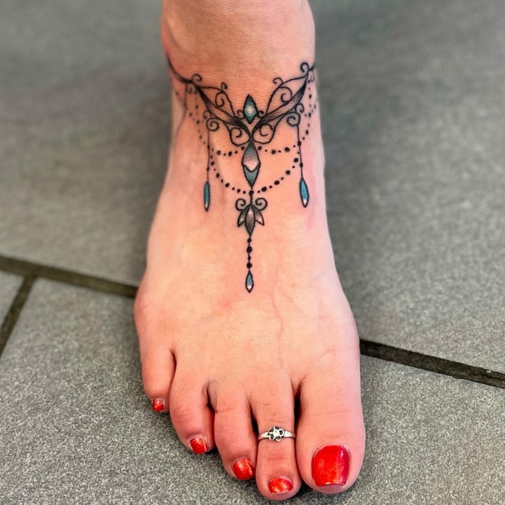 Ankle Foot Tattoo