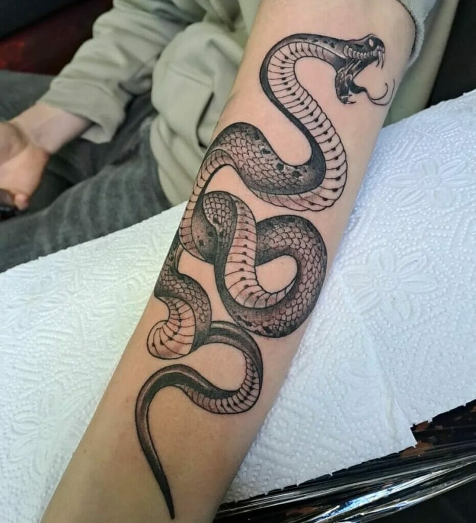 Snake Arm Tattoo