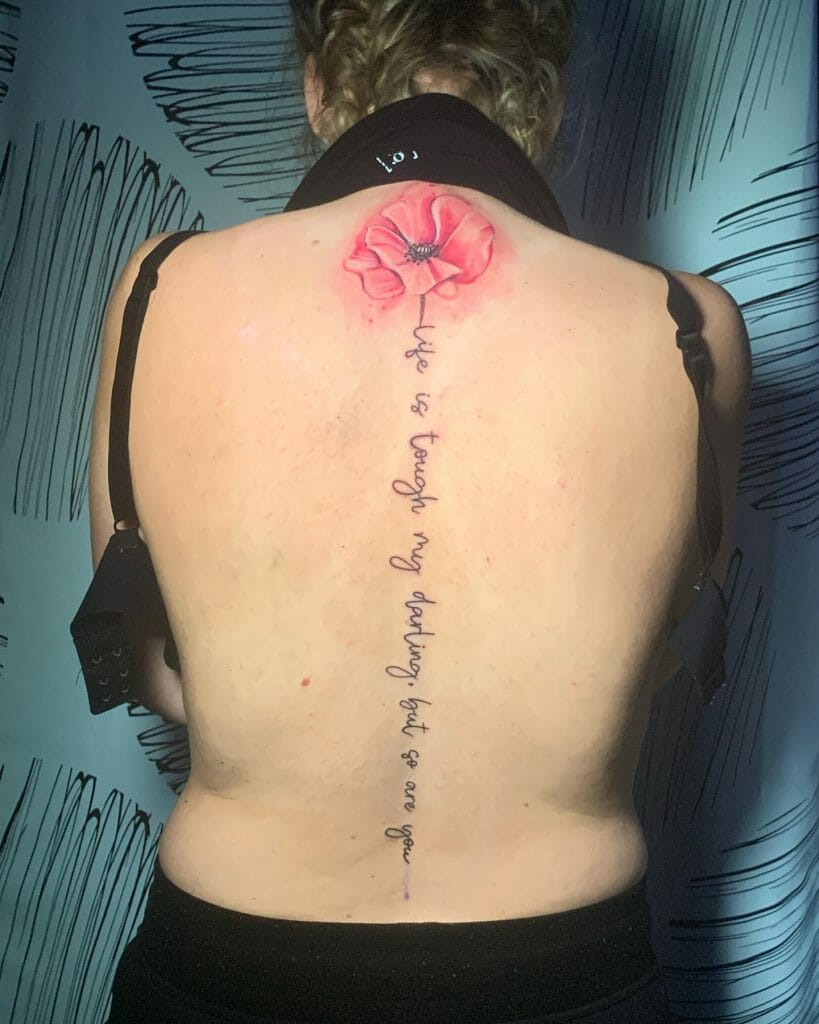 Back Spine Tattoo