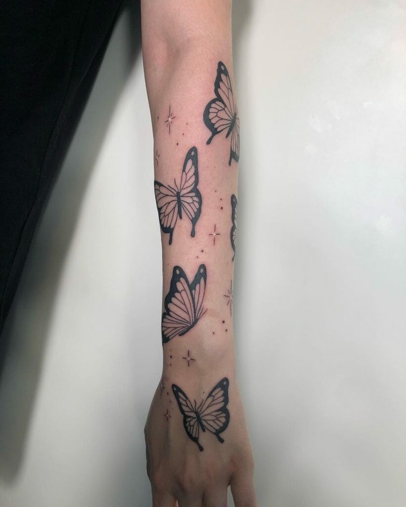 Best Small Butterfly Wrist Tattoo