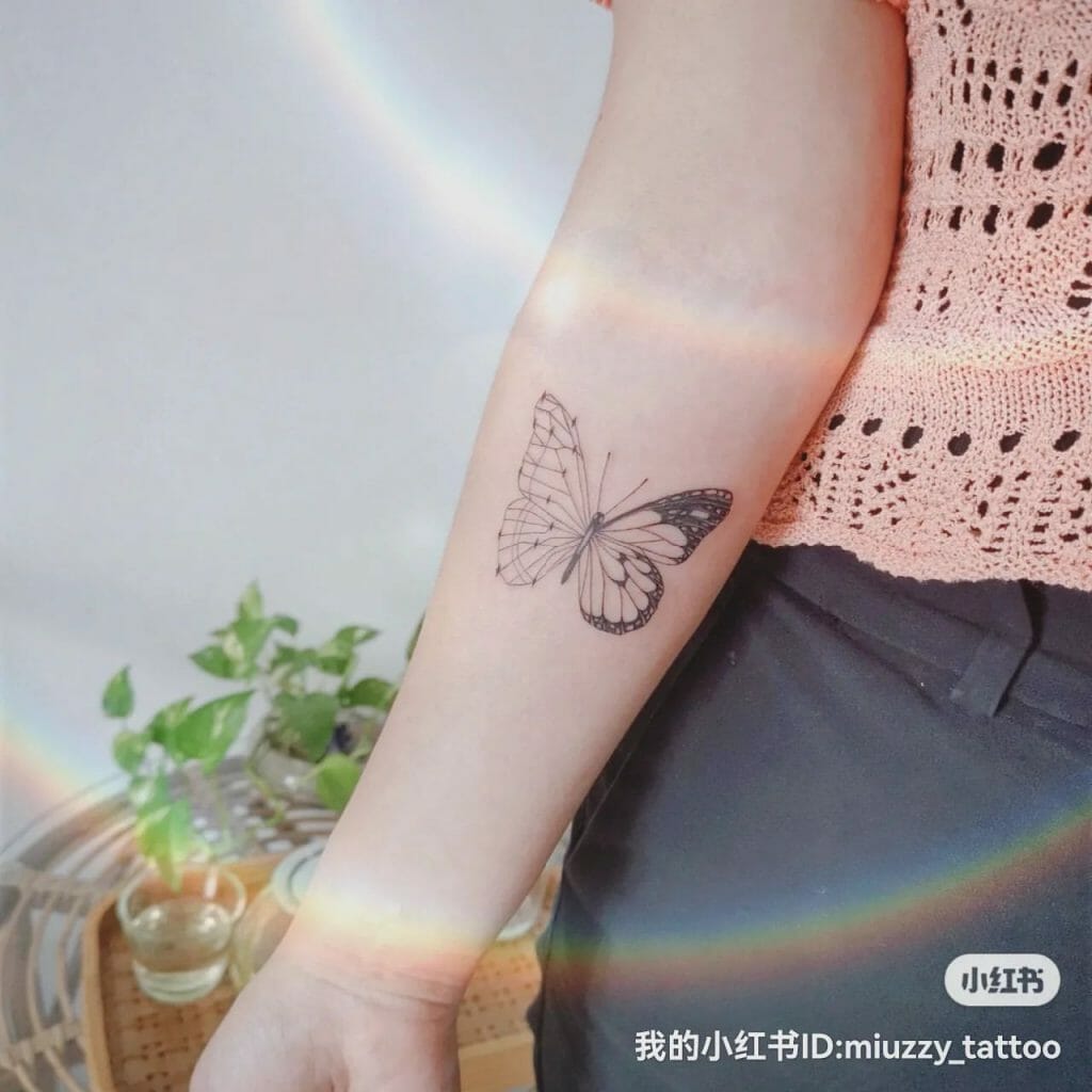 Best Small Butterfly Wrist Tattoo