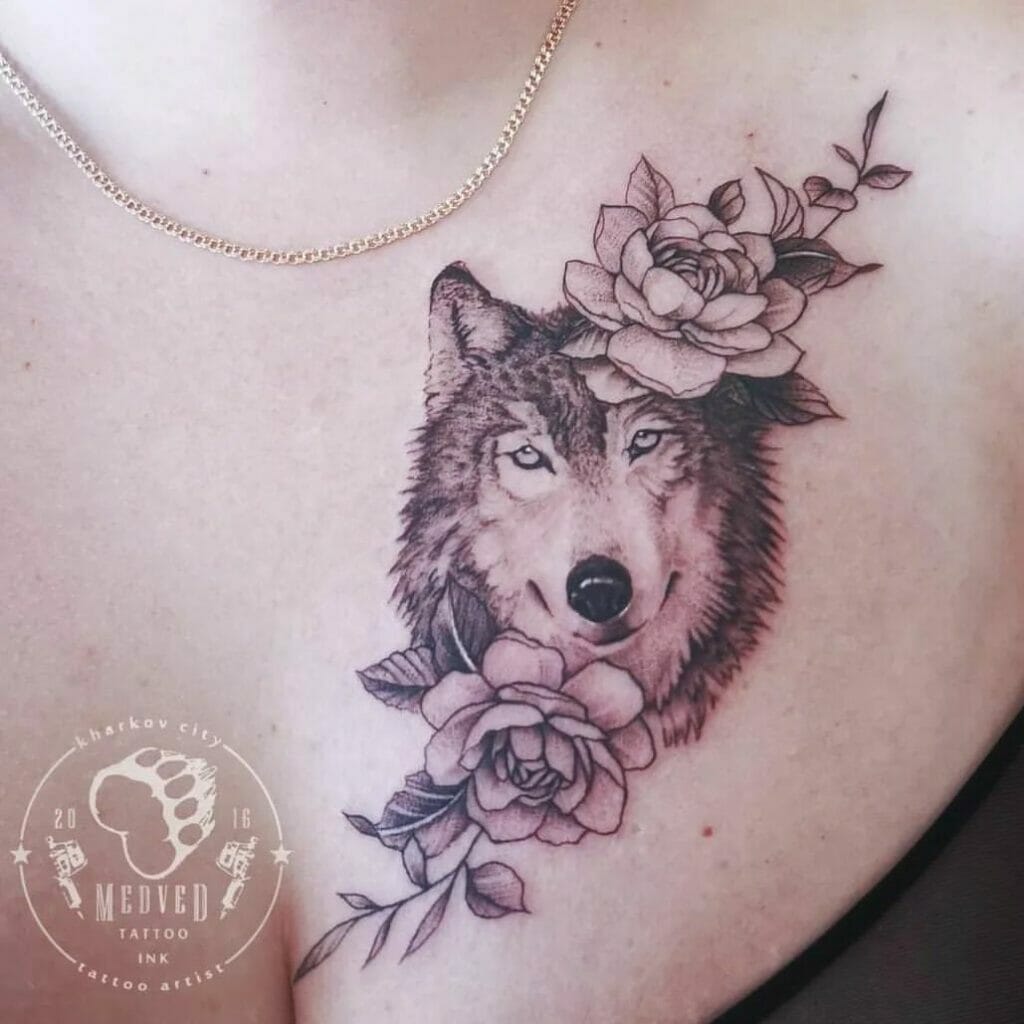 Small Wolf Tattoo