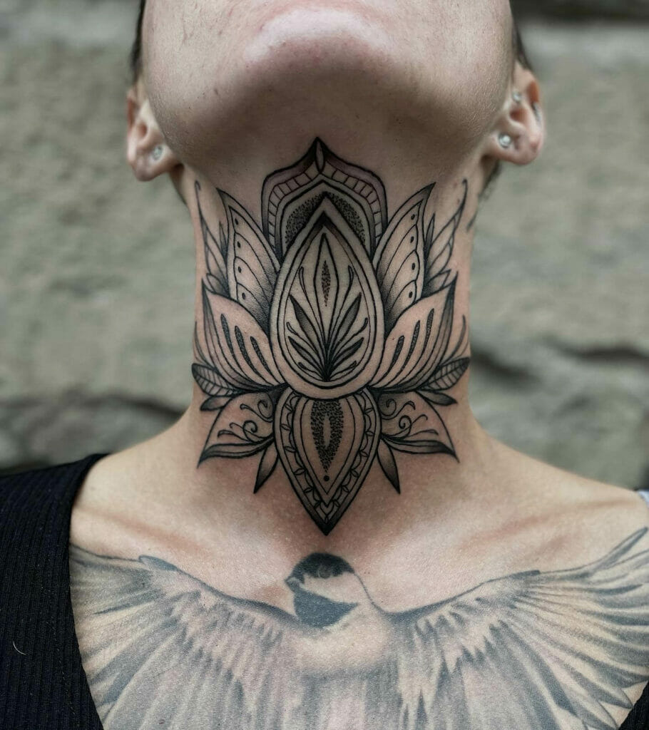 Lotus Floral Tattoo