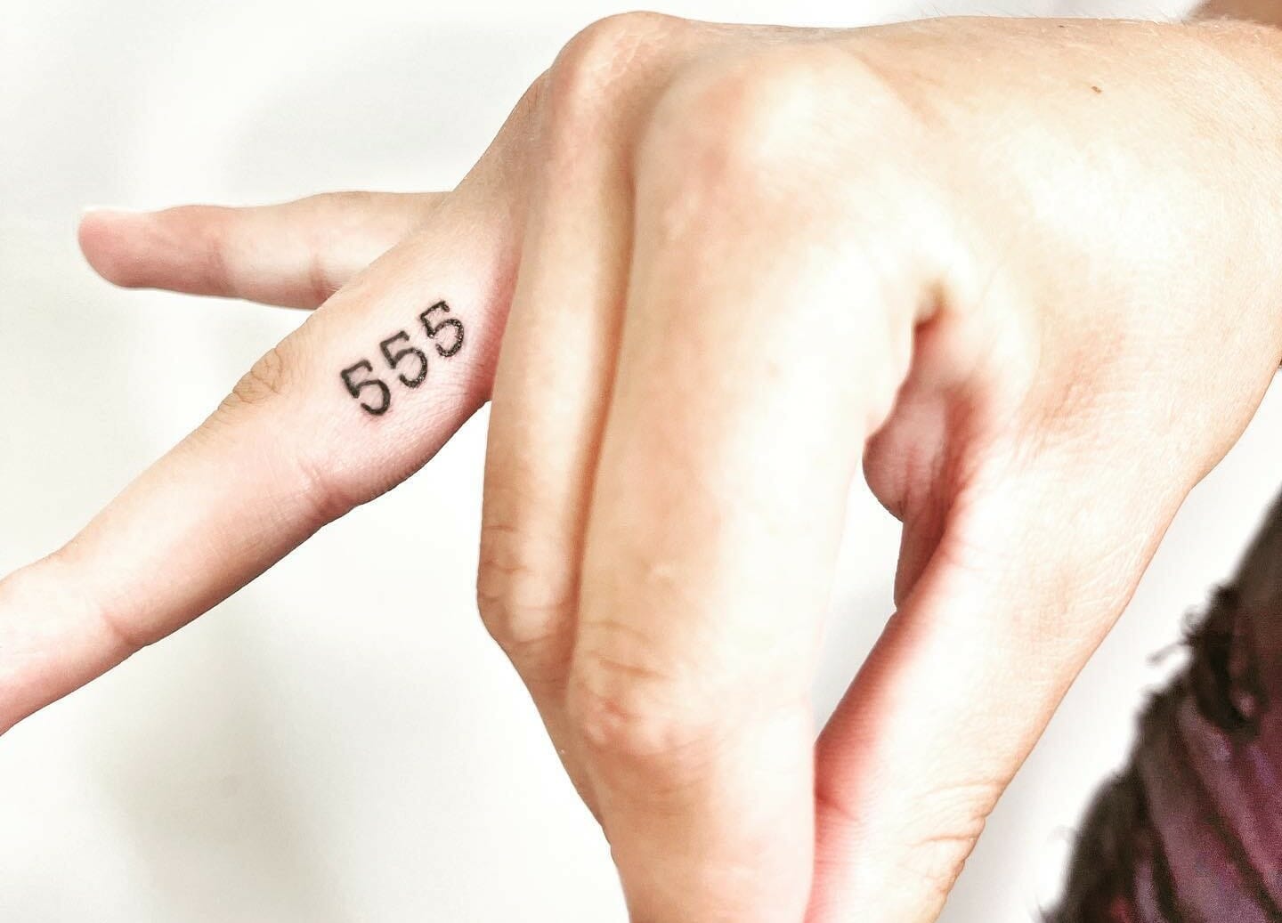 555  purelypixi  Small hand tattoos Change tattoo Number tattoos