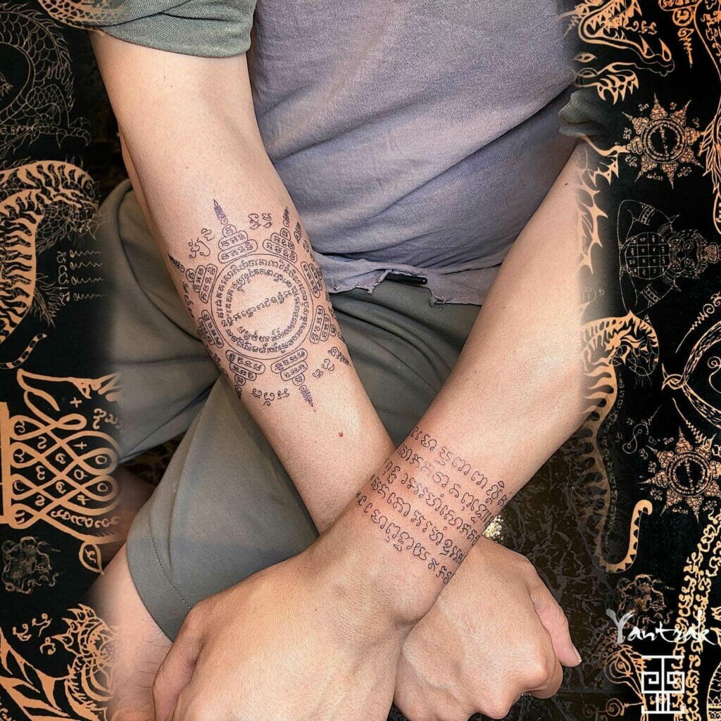Amazing Sak Yank Forearm Tattoo Ideas