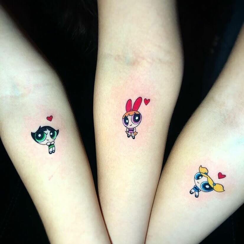 Tattoo Designs Depicting Three Sisters