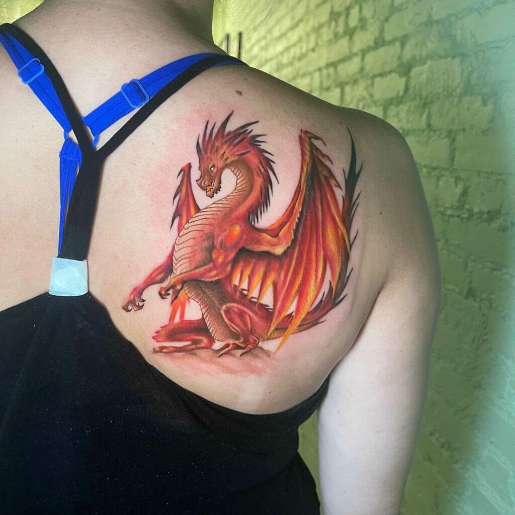 Rising Dragon Tattoo