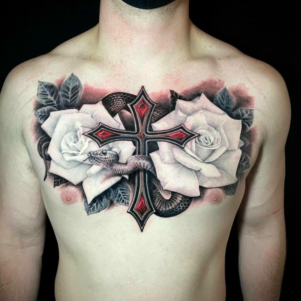 Beautiful Cross Tattoo Design