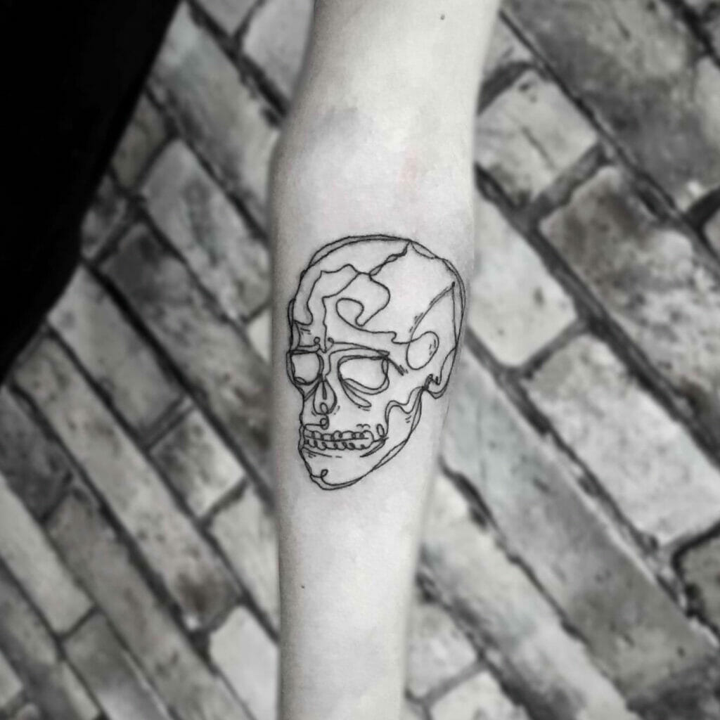 Skull Simple Tattoos