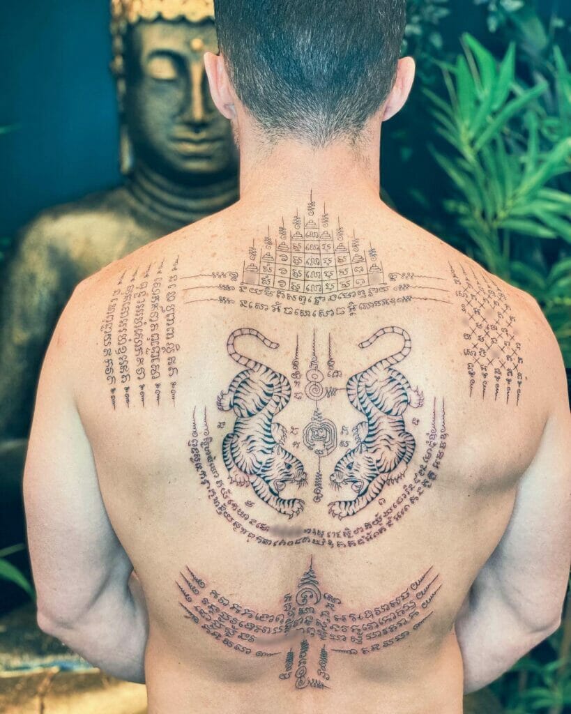 Traditional Sak Yant Tattoo Designs for Men