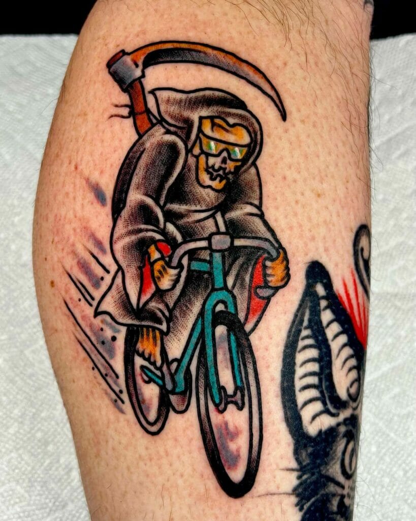 Ghost Bike Tattoo
