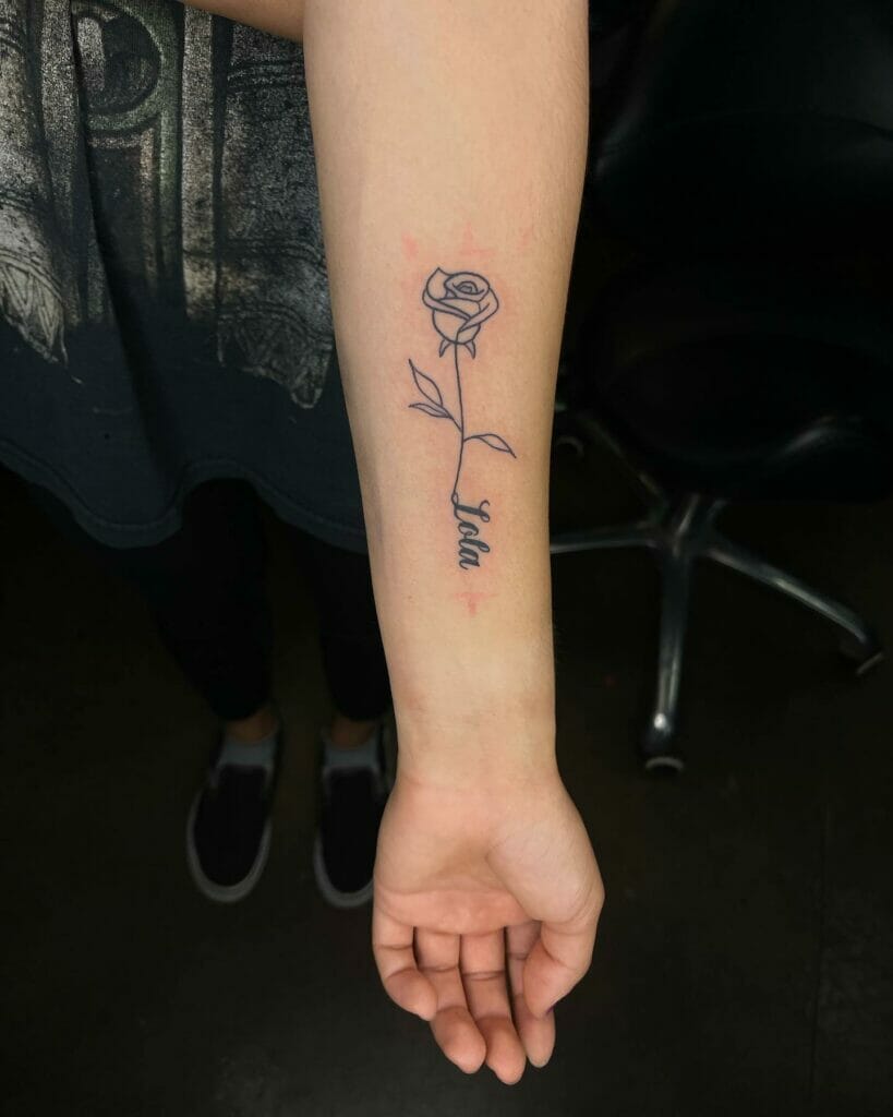 Simplistic Enrapture Tattoo