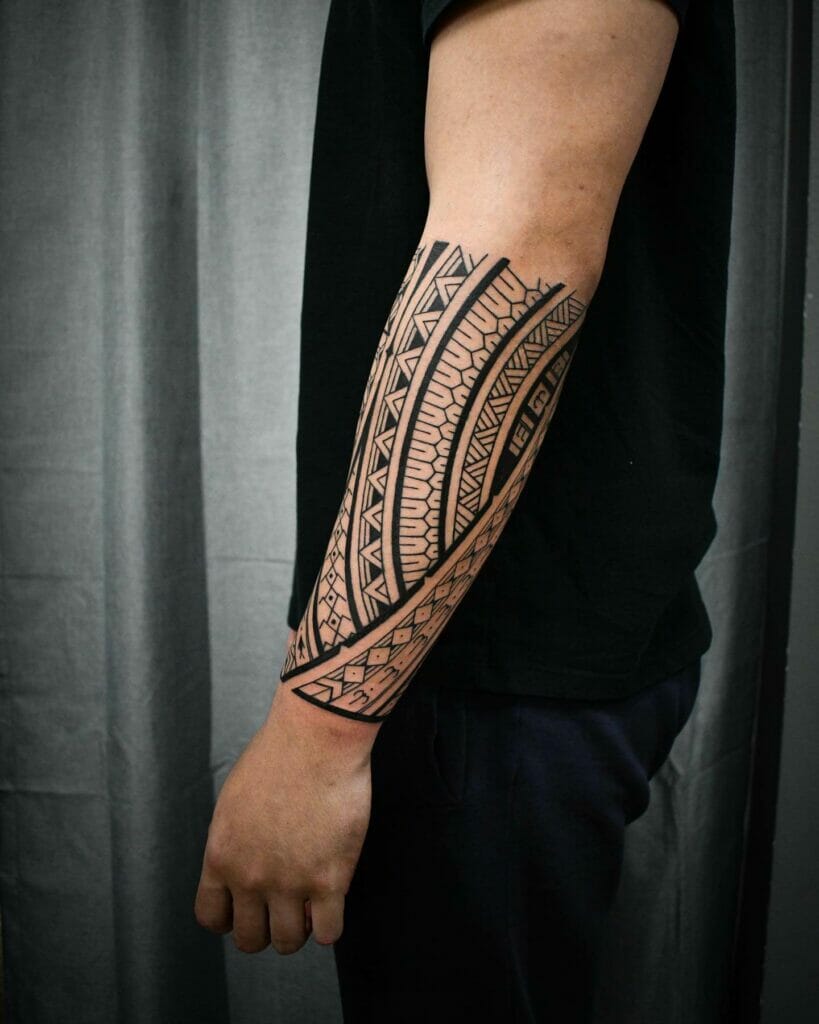 indian tribal tattoo half sleeve  chris  Flickr