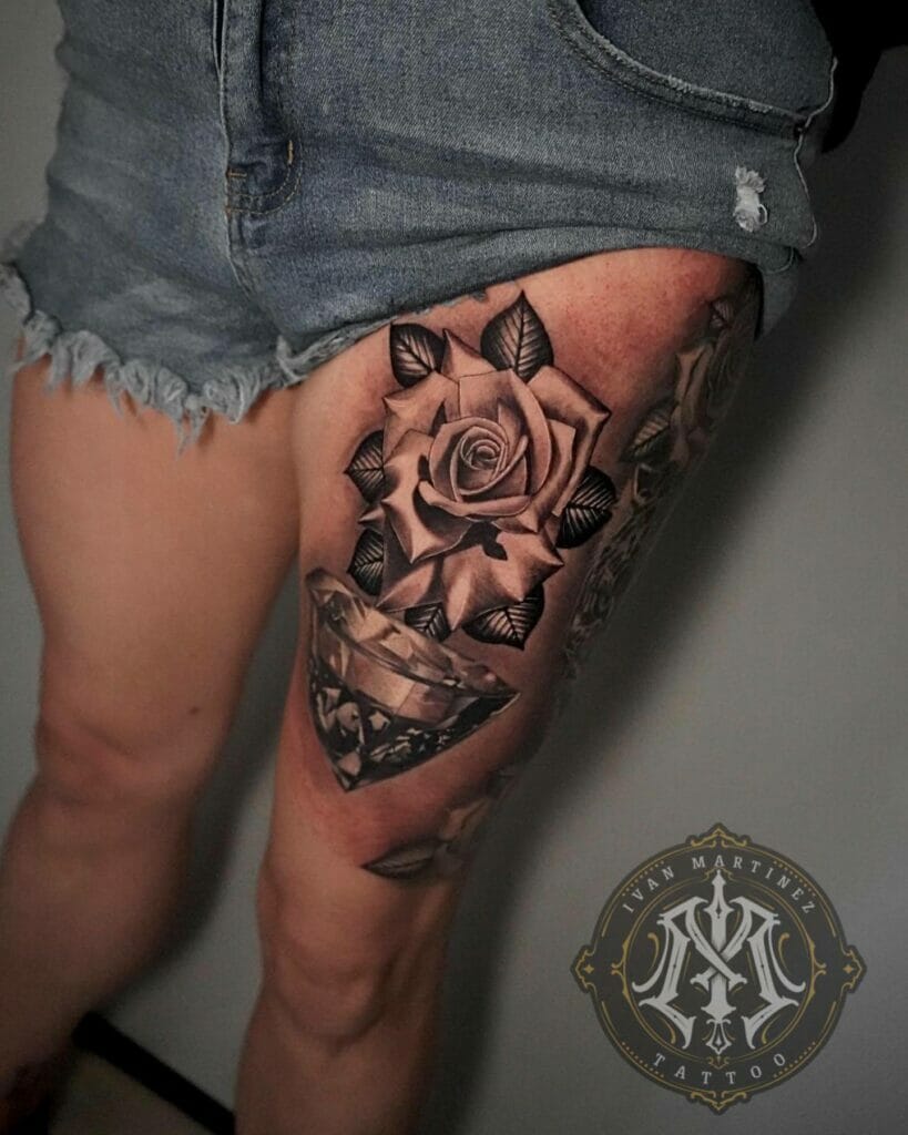 Rose Quartz Tattoo