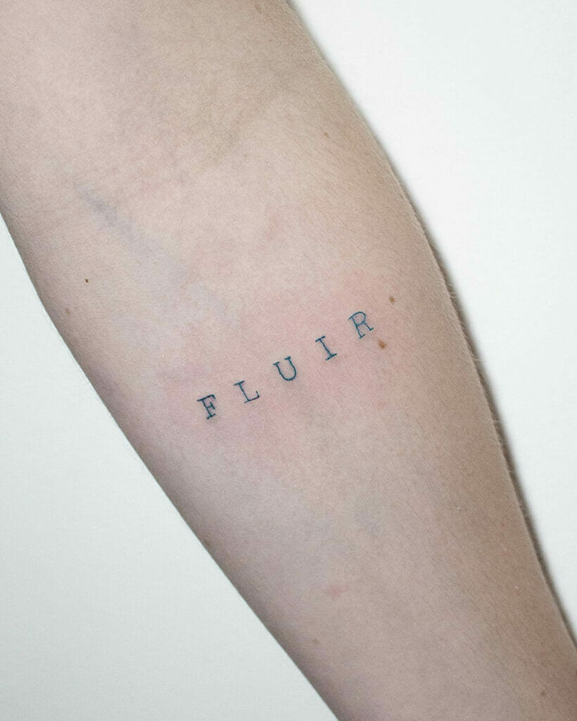 One-word tattoo ideas for women
