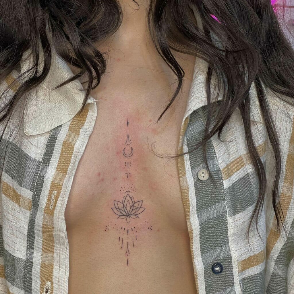 Divine Feminine Lotus Tattoo
