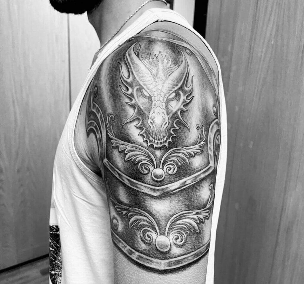 Dragon Armor Tattoo