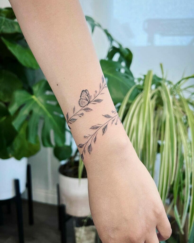 Botanic Armband Tattoo