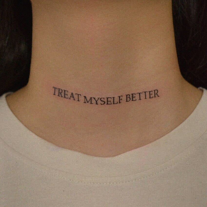 Quote Tattoos On The Neck