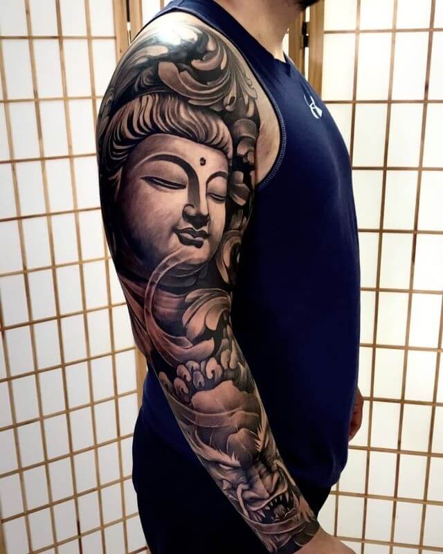 Drawing Buddha Tattoo