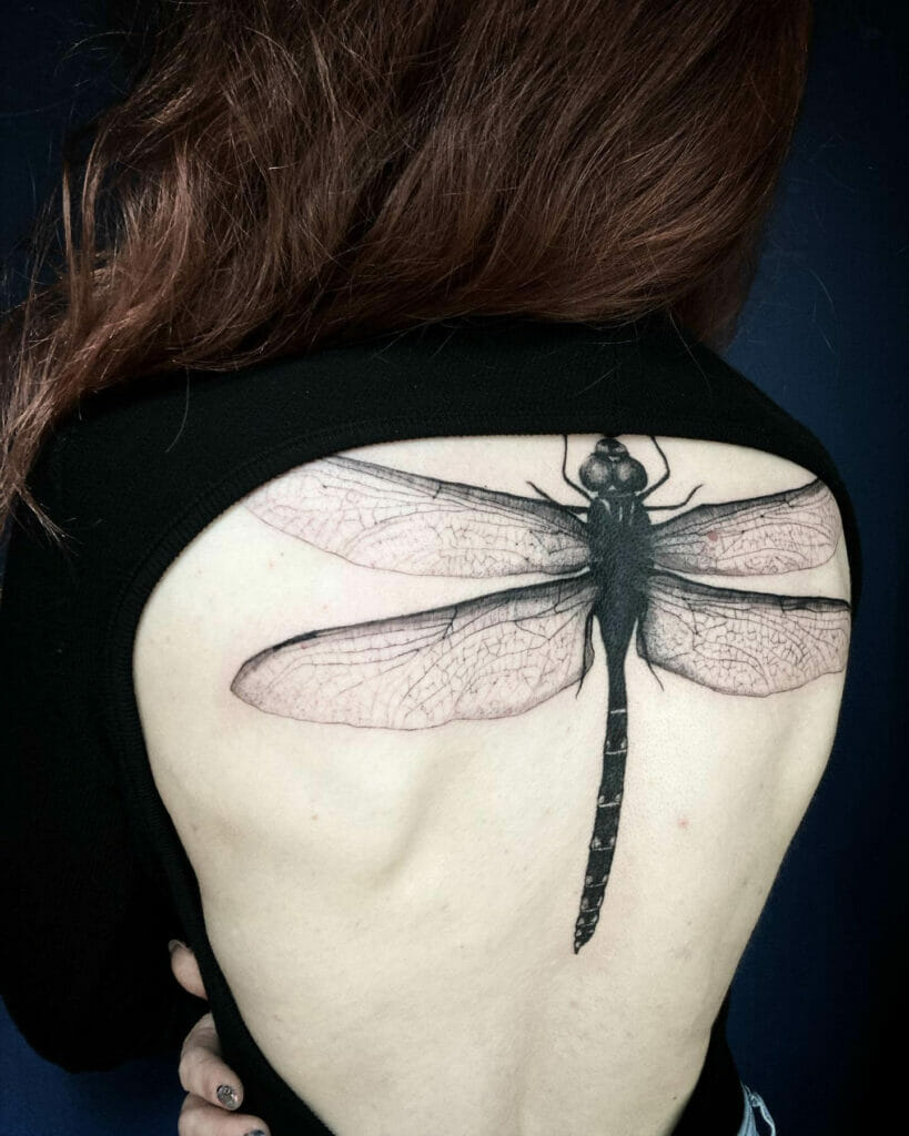 Large Dragonfly Tattoo