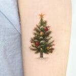 Simple Christmas Tattoo