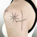 Shoulder Surgery Scar Tattoo