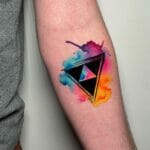 Triangle Geometric Tattoo