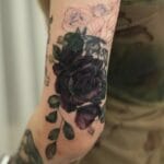 Rose Tattoo On Arm