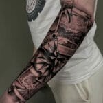 Arm Half Sleeve Tattoo
