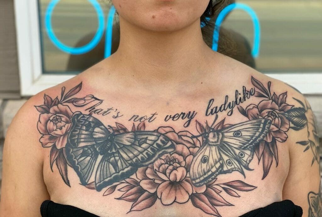 Name on Chest Tattoo