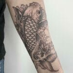 Lotus Koi Fish Tattoos