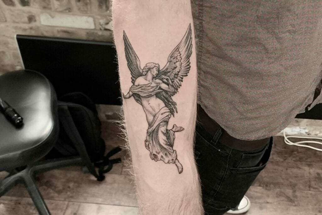 Biblical Angel Tattoo