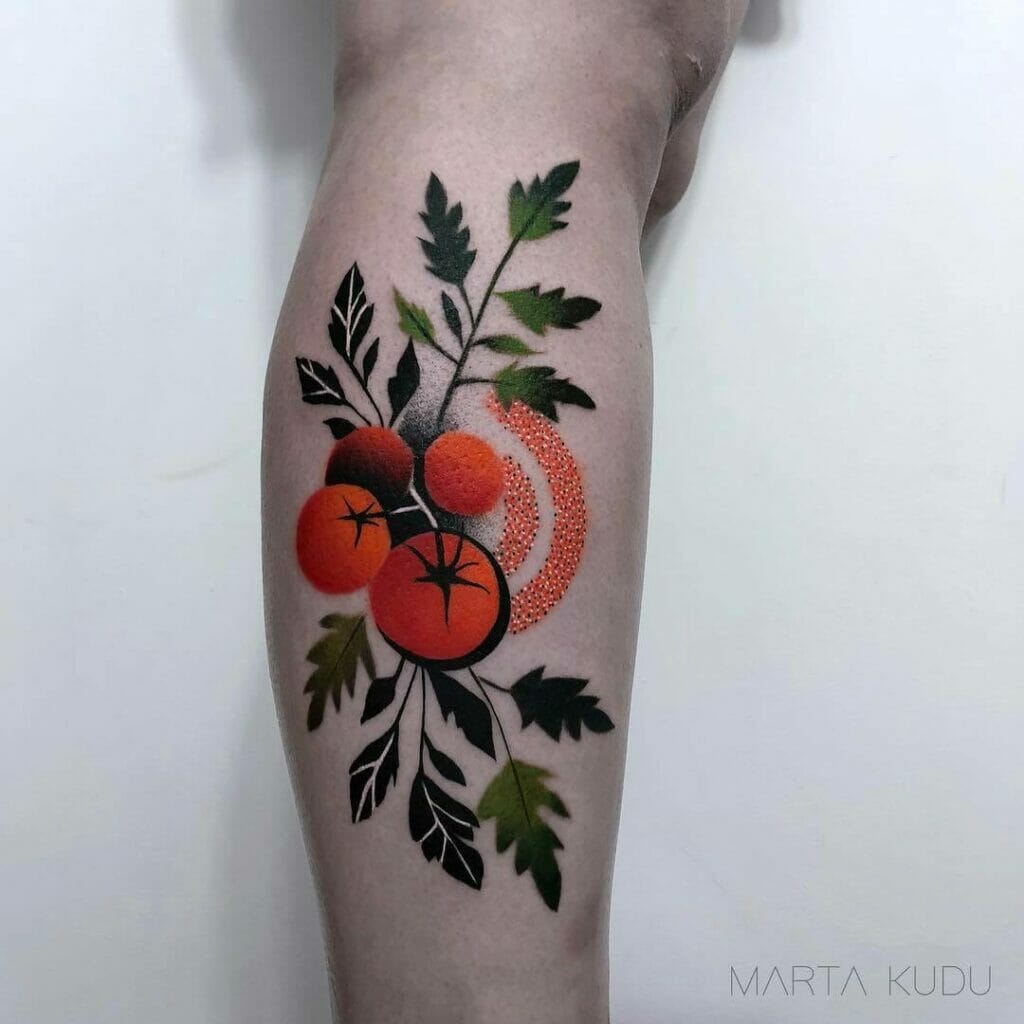 Cherry Tomato Tattoos