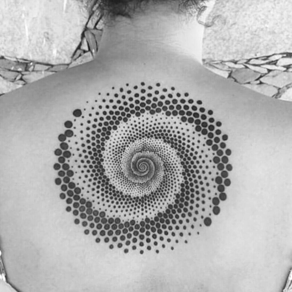 The Whirlpooling Flower Tattoo