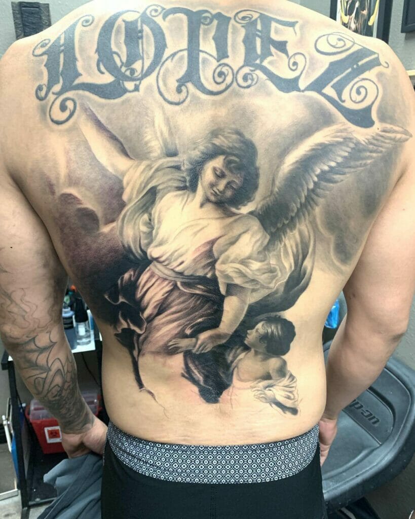 Guardian Angel Tattoos