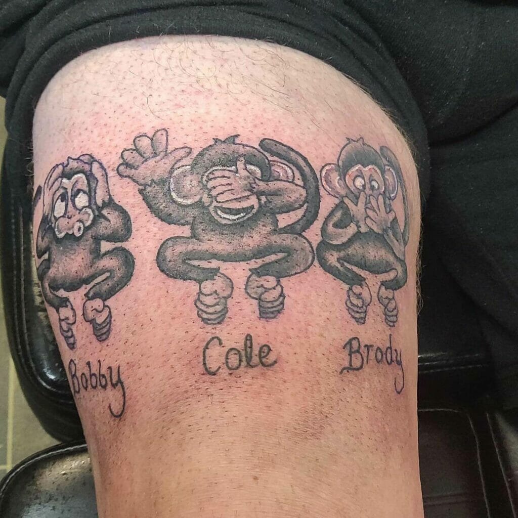 3 Monkeys Tattoo