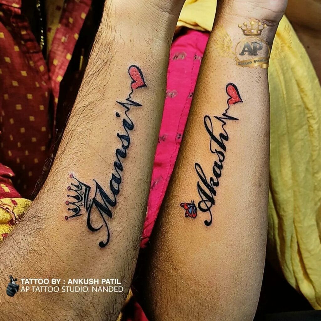 Name Tattoos For Couples