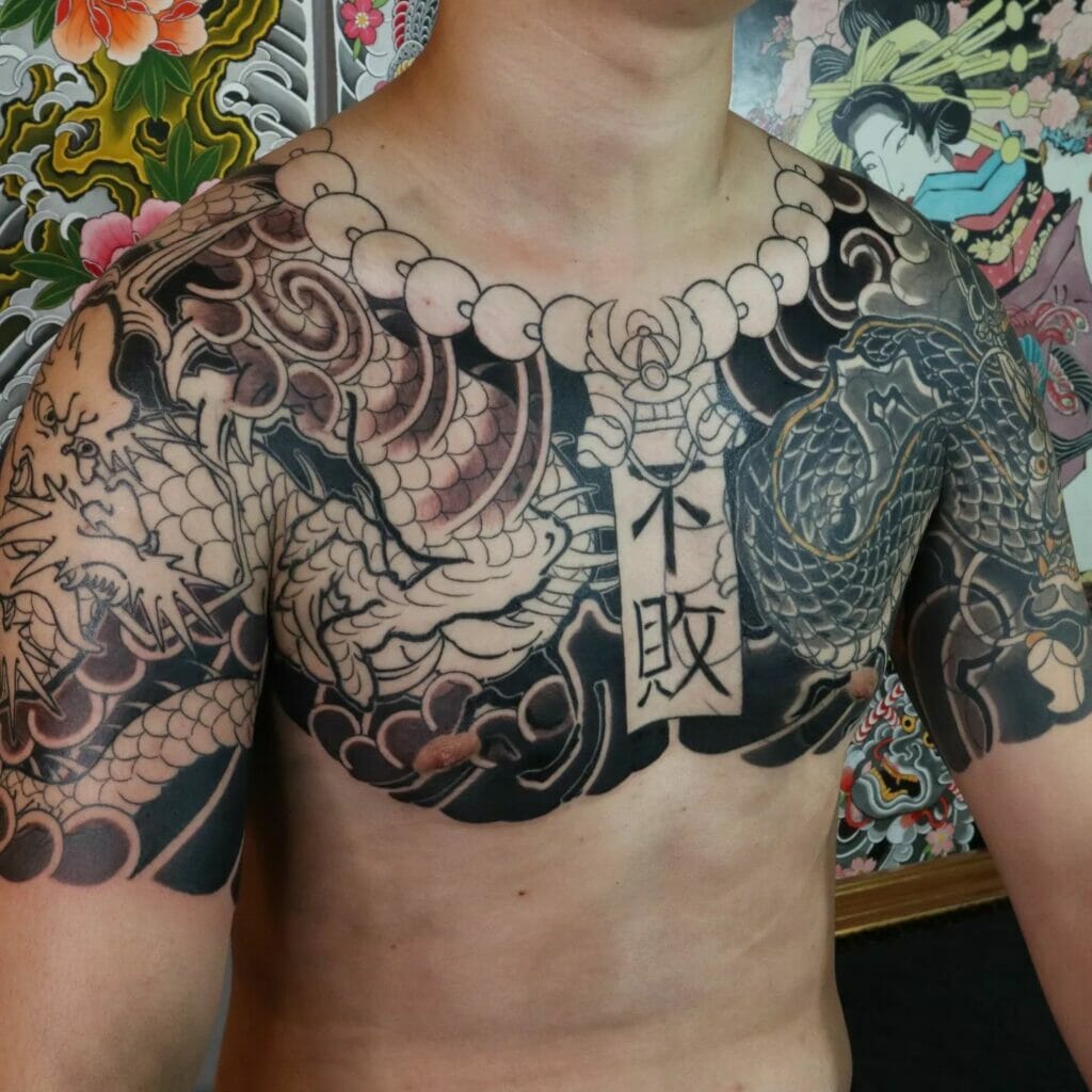 Half Sleeve Japanese Style Bodysuit Tattoo