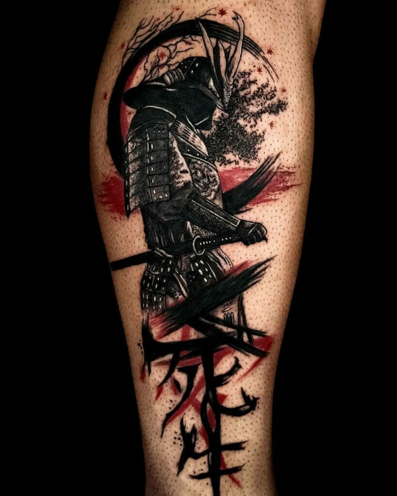 Angry Samurai Tattoos