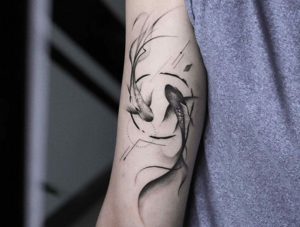 Male Pisces Tattoo