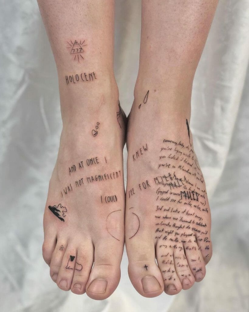Best Foot Tattoo Quotes