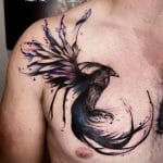 Chest Simple Tattoo