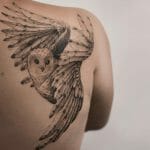 Best Simple Owl Tattoo