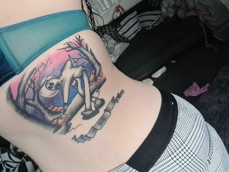 Coloured Ghostemane Tattoo